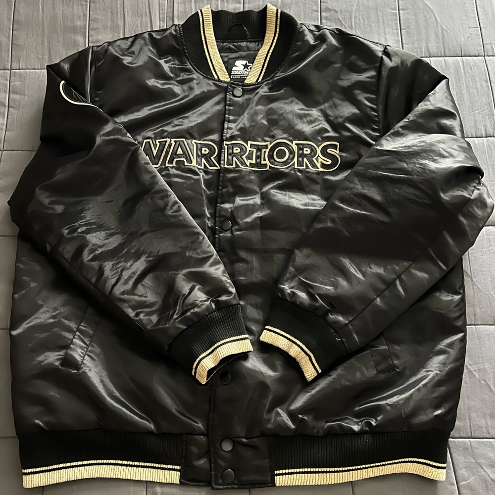Starter Black Varsity Jacket - image 1